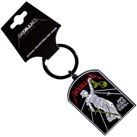 【公式新品】METALLICA - AND JUSTICE FOR ALL TOMBSTONE KEYCHAIN メタリカ グッズ
