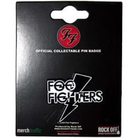 【公式新品】FOO FIGHTERS - FLASH LOGO PIN BADGE フーファイターズ グッズ