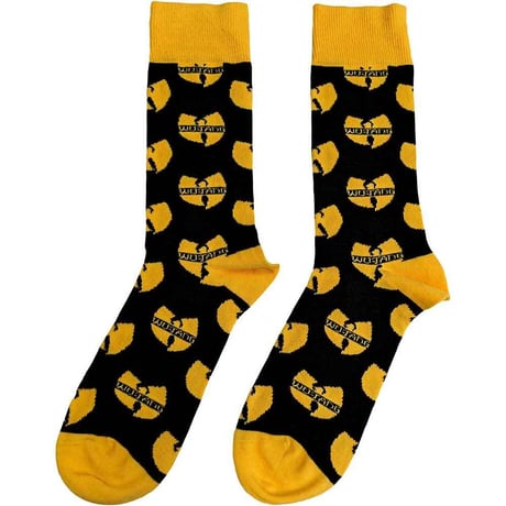 【公式新品】WU-TANG CLAN - LOGO REPEAT BLACK ANKLE SOCKS (UK SIZE 7-11) ウータンクラン グッズ