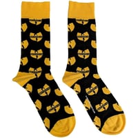 【公式新品】WU-TANG CLAN - LOGO REPEAT BLACK ANKLE SOCKS (UK SIZE 7-11) ウータンクラン グッズ