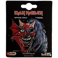 【公式新品】IRON MAIDEN - PURGATORY EDDIE PIN BADGE アイアンメイデン グッズ