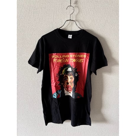 【公式新品】THE ROLLING STONES - FOREIGN TONGUES BLACK ザローリングストーンズ Tシャツ