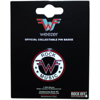 【公式新品】WEEZER - ROCK MUSIC EMBLEM PIN BADGE ウィーザー グッズ
