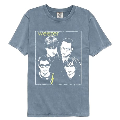 【公式新品】 WEEZER - FRAMED BLUE JEAN COMFORT COLORS ウィーザーTシャツ