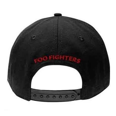 【公式新品】 FOO FIGHTERS - FF LOGO BASEBALL CAP BLACK UNISEX  SNAPBACK フーファイターズ グッズ 帽子