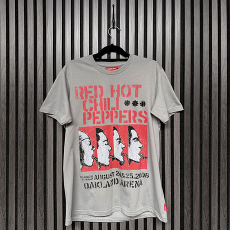 【公式新品】RED HOT CHILI PEPPERS - OAKLAND ARENA GREY レッドホットチリペッパーズTシャツ