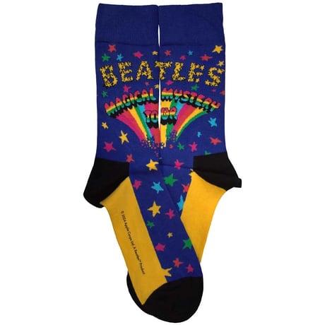 【公式新品】THE BEATLES - MAGICAL MYSTERY TOUR BLUE ANKLE SOCKS (UK SIZE 7-11) ザビートルズ グッズ