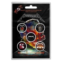 【公式新品】METALLICA - HARDWIRED TO SELF-DESTRUCT BUTTON BADGE PACK メタリカ グッズ
