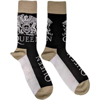 【公式新品】QUEEN - CREST & LOGO BLACK　ANKLE SOCKS (UK SIZE 7-11) クイーン グッズ