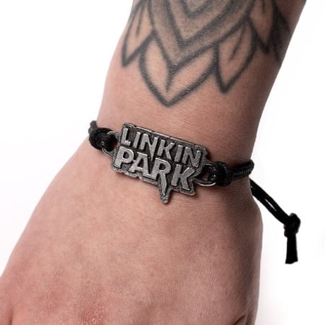 【公式新品】 LINKIN PARK - LETTERING LOGO CORDED WRIST STRAP リンキンパーク グッズ