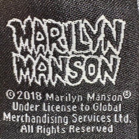 【公式新品】MARILYN MANSON - LOGO BASEBALL CAP BLACK UNISEX マリリンマンソン グッズ 帽子