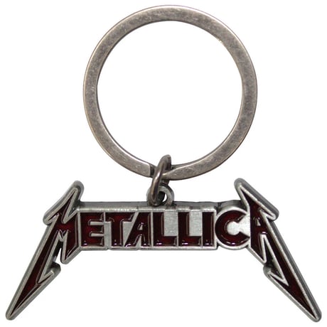 【公式新品】METALLICA - DEEP RED LOGO KEYCHAIN メタリカ グッズ