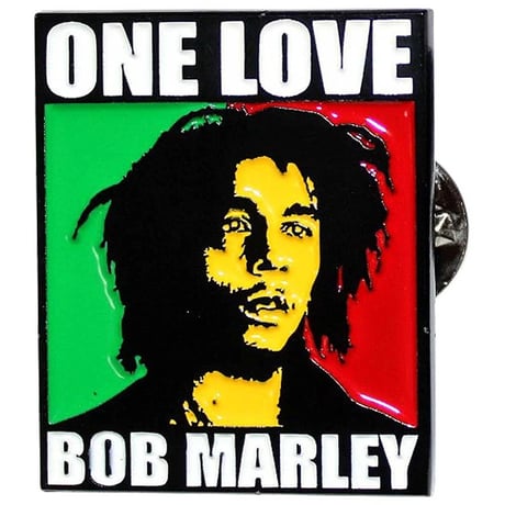 【公式新品】BOB MARLEY - ONE LOVE PIN BADGE ボブマーリー グッズ
