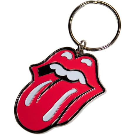【公式新品】THE ROLLING STONES - CLASSIC TONGUE METAL KEYCHAIN ザローリングストーンズ グッズ