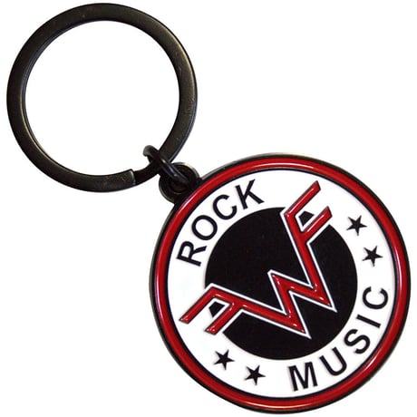【公式新品】WEEZER - ROCK MUSIC EMBLEM KEYCHAIN ウィーザー グッズ