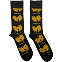 【公式新品】WU-TANG CLAN - DRIPPING LOGO BLACK ANKLE SOCKS (UK SIZE 7-11) ウータンクラン グッズ