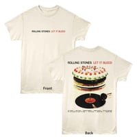 【公式新品】THE ROLLING STONES - LET IT BLEED 69 NATURAL (Back Print) ザローリングストーンズ tシャツ