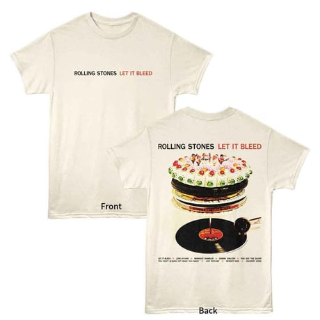 【公式新品】THE ROLLING STONES - LET IT BLEED 69 NATURAL (Back Print) ザローリング ...