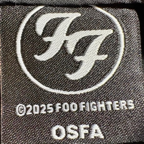 【公式新品】 FOO FIGHTERS - FF LOGO BASEBALL CAP BLACK UNISEX  SNAPBACK フーファイターズ グッズ 帽子