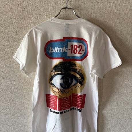 【公式新品】 BLINK-182 - ENEMA OF THE STATE WHITE (Back Print) BLINK182 Tシャツ