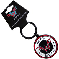 【公式新品】WEEZER - ROCK MUSIC EMBLEM KEYCHAIN ウィーザー グッズ