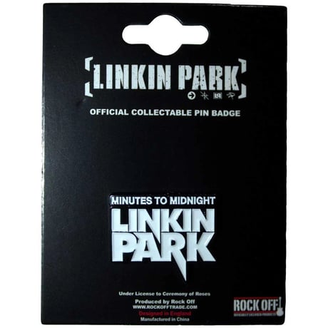 【公式新品】LINKIN PARK - MINUTES TO MIDNIGHT PIN BADGE リンキンパーク グッズ