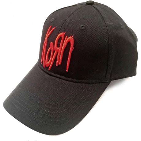 【公式新品】KORN - LOGO BASEBALL CAP BLACK UNISEX コーン korn グッズ 帽子