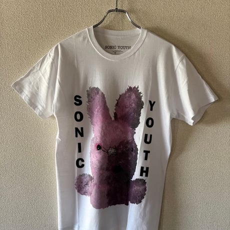【公式新品】SONIC YOUTH - DIRTY BUNNY WHITE ソニックユースTシャツ