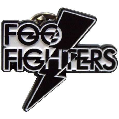 【公式新品】FOO FIGHTERS - FLASH LOGO PIN BADGE フーファイターズ グッズ