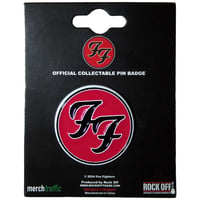 【公式新品】FOO FIGHTERS - FF LOGO PIN BADGE フーファイターズ グッズ