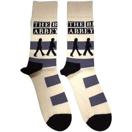 【公式新品】THE BEATLES - ABBEY ROAD CROSSING NATURAL ANKLE SOCKS (UK SIZE 7-11) ザビートルズ グッズ