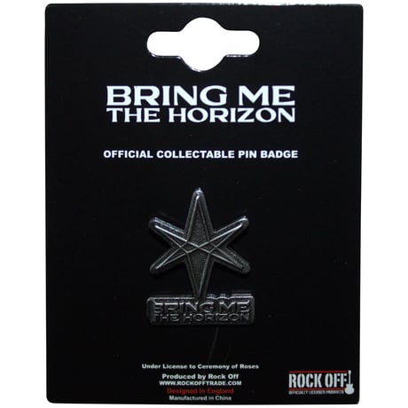 【公式新品】BRING ME THE HORIZON - 6-POINT STAR PIN BADGE BMTH グッズ