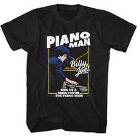 【公式新品】BILLY JOEL - THE PIANO MAN BLACK ビリージョエル tシャツ