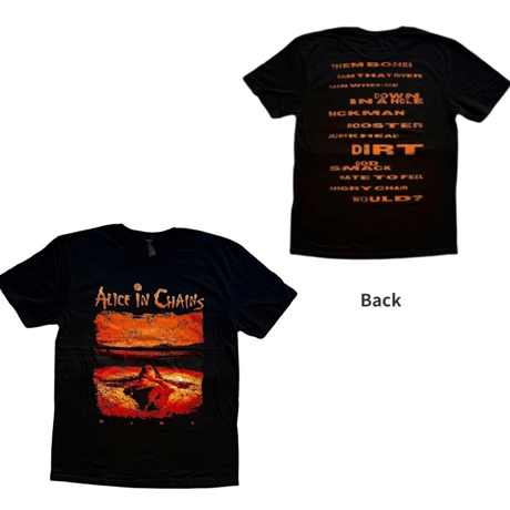 【公式新品】ALICE IN CHAINS - DISTRESSED DIRT (Back Print) アリスインチェインズtシャツ