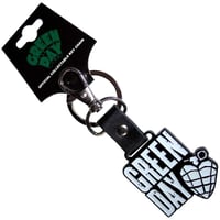 【公式新品】GREEN DAY - STACKED LOGO & GRENADE (GLOW-IN-THE-DARK) KEYCHAIN グリーンデイ グッズ