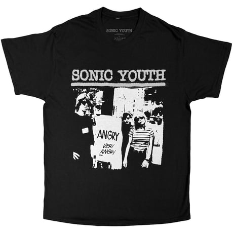 【公式新品】SONIC YOUTH - ANGRY BLACK ソニックユースTシャツ