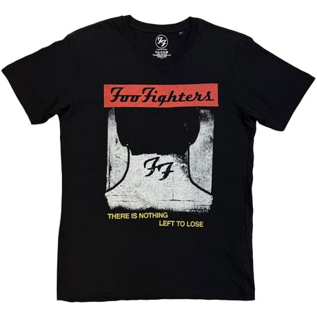 【公式新品】FOO FIGHTERS - NOTHING LEFT TO LOSE BLACK  (Back Print) フーファイターズTシャツ