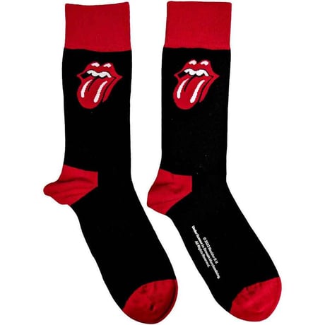 【公式新品】THE ROLLING STONES - CLASSIC TONGUE BLACK ANKLE SOCKS (UK SIZE 7-11) ザローリングストーンズ グッズ
