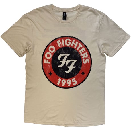 【公式新品】FOO FIGHTERS - 1995-2025 ALBUMS NATURAL (Back Print) フーファイターズTシャツ