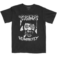 【公式新品】 THE CRAMPS - HUMAN FLY BLACK クランプス Tシャツ