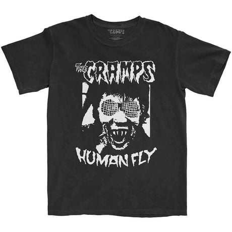 【公式新品】 THE CRAMPS - HUMAN FLY BLACK クランプス Tシャツ