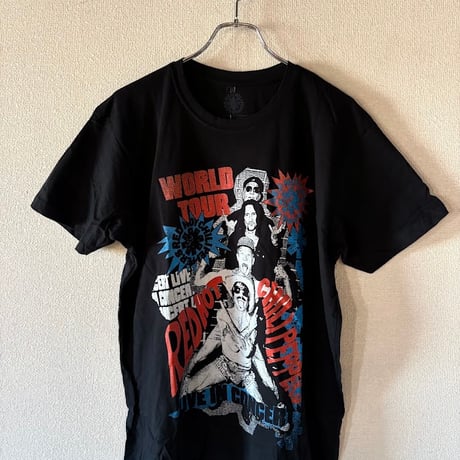 【公式新品】 RED HOT CHILI PEPPERS - BLOOD SUGAR SEX MAGIK TRACKLIST BLACK PREMIUM CARBON RHCP tシャツ