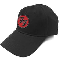 【公式新品】 FOO FIGHTERS - FF LOGO BASEBALL CAP BLACK UNISEX  SNAPBACK フーファイターズ グッズ 帽子