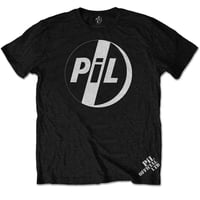 【公式新品】 PIL (Public Image Ltd) - WHITE LOGO BLACK public image limited tシャツ
