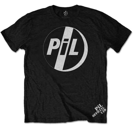 【公式新品】 PIL (Public Image Ltd) - WHITE LOGO BLACK public image limited tシャツ