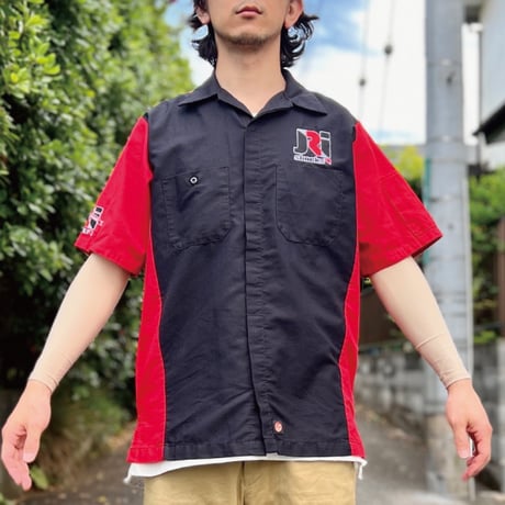 「RED CAP(レッドキャップ)」ジェーアールショックス バイカラー 2トーン 10周年記念 ワークシャツ [2205002]