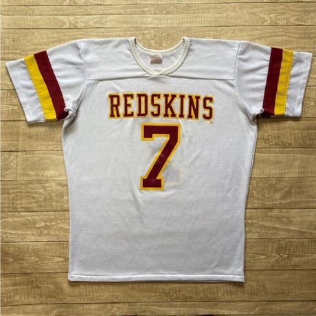 「Rawlings(ローリングス)」ワシントン レッドスキンズ フットボールチーム NFL 7 USA製 ジャージ Tシャツ [2001017]