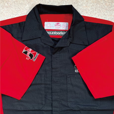 「RED CAP(レッドキャップ)」ジェーアールショックス バイカラー 2トーン 10周年記念 ワークシャツ [2205002]