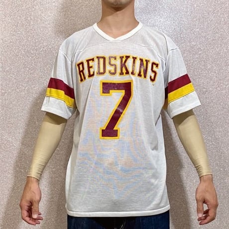 「Rawlings(ローリングス)」ワシントン レッドスキンズ フットボールチーム NFL 7 USA製 ジャージ Tシャツ [2001017]