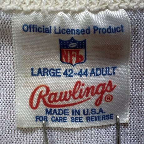 「Rawlings(ローリングス)」ワシントン レッドスキンズ フットボールチーム NFL 7 USA製 ジャージ Tシャツ [2001017]